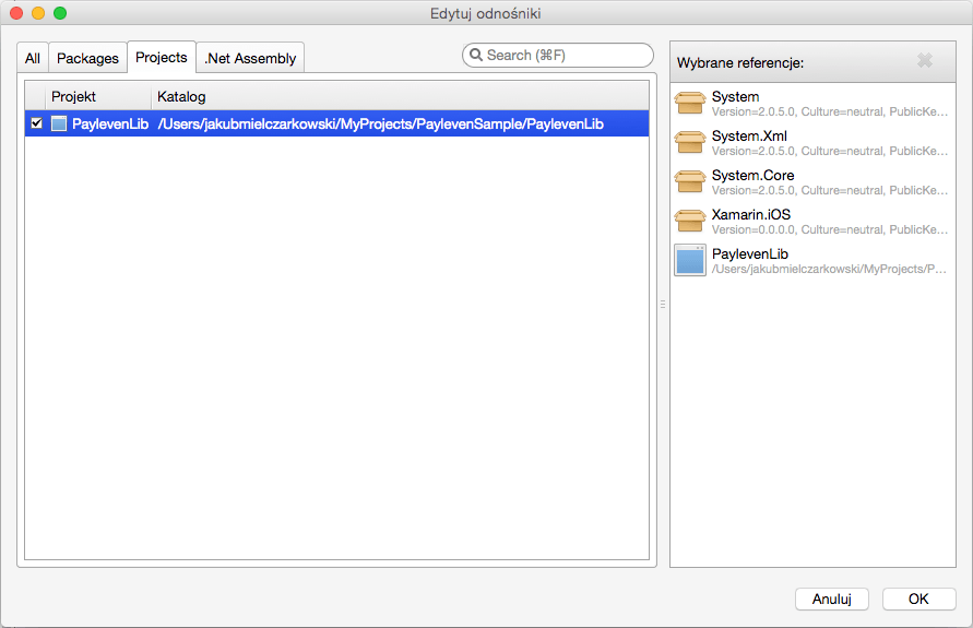 Xamarin Payleven adding reference