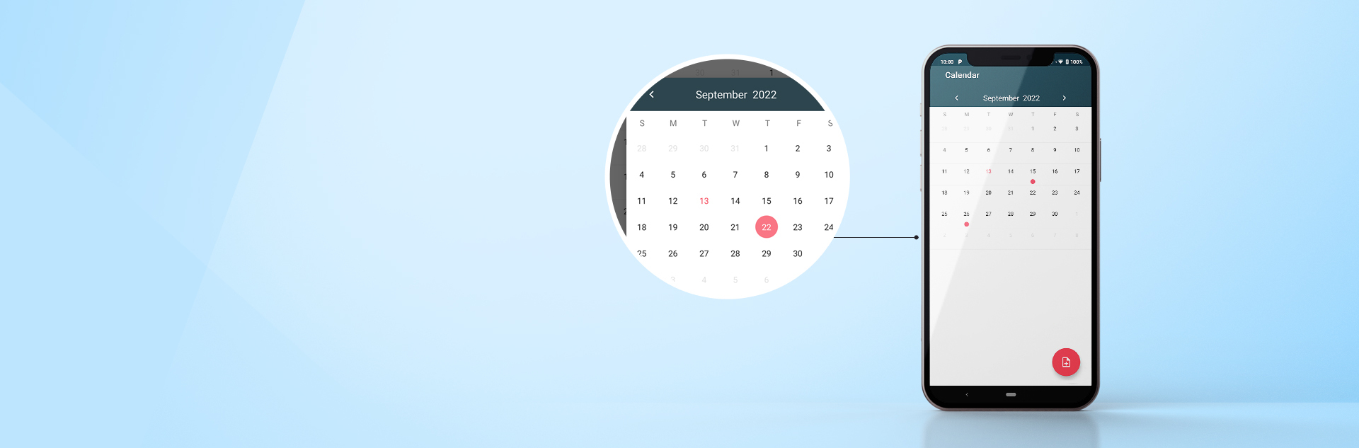 MaterialCalendarView