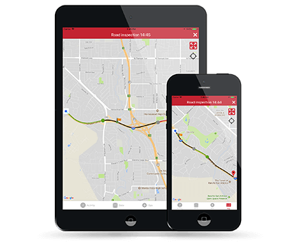 Fleet management and vehicle tracking mobile app - Call_and_Report_top